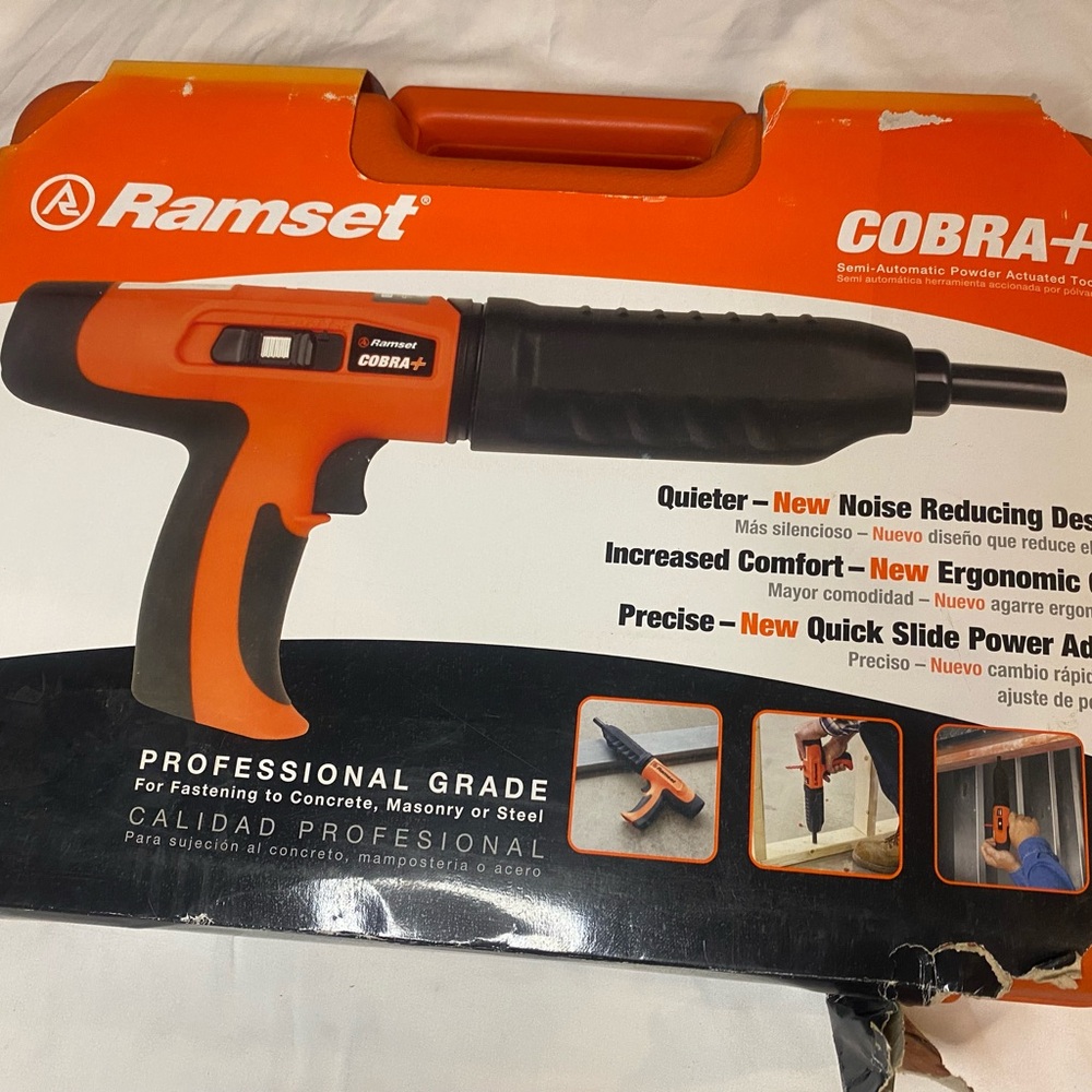 Brand New Ramset Cobra+ 0.27 Caliber Semi-Automatic Powder-Actuated Tool SEALED